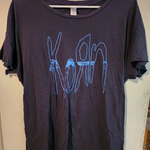 KORN WOMANS DISTRESSED TSHIRT